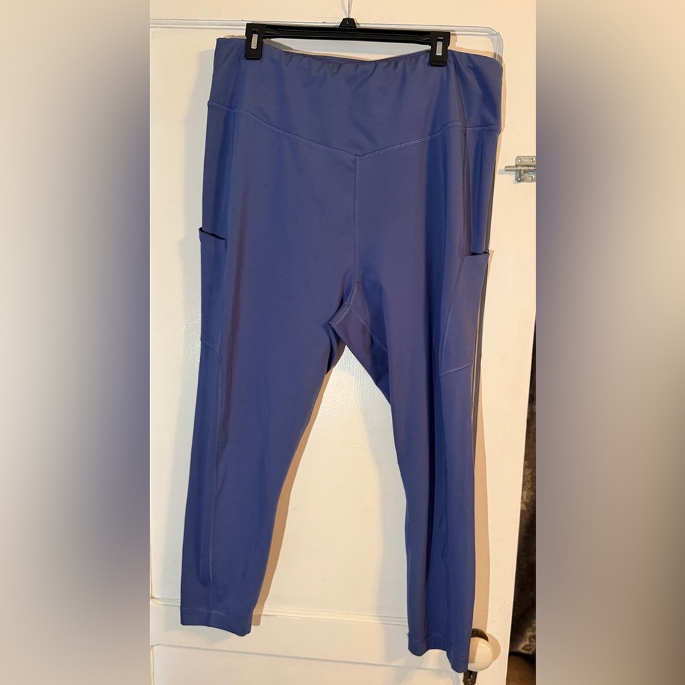 ZELOS blue leggings with pockets